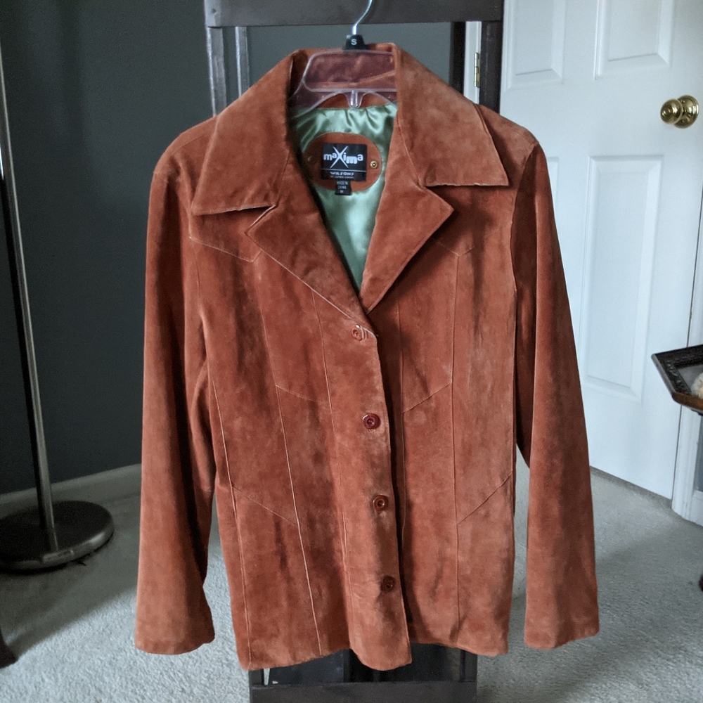 Vintage Wilson's Maxima Suede Jacket Size Medium